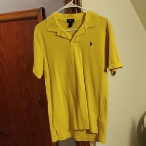 Men's Yellow Polo Shirt  Polo by Ralph Lauren (XL)
